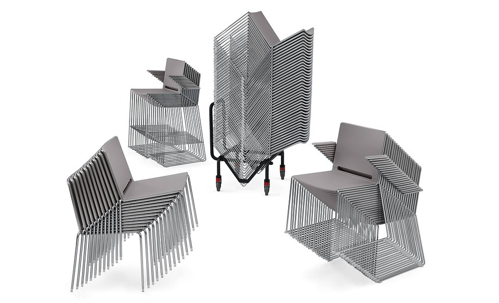 Thumbnail: PSI Riva high density stackable meeting chairs
