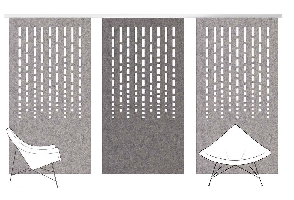 Thumbnail: Facade Acoustic Hanging Screen for offices