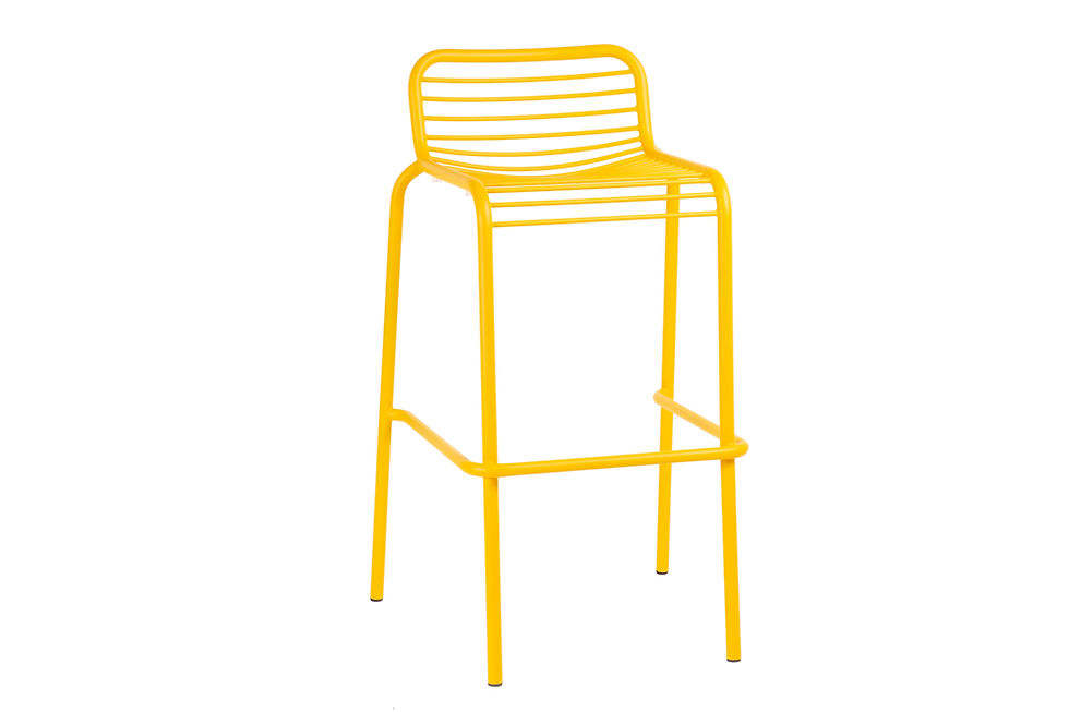 Thumbnail: Origin Contour High Stool in yellow finish