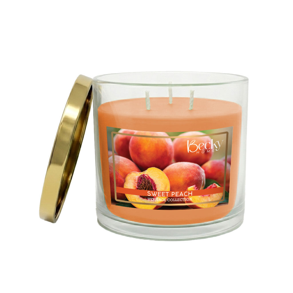 Sweet Peach 3-Wick Candle