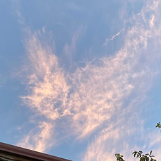 Angel shaped clouds for angelic healing ireland