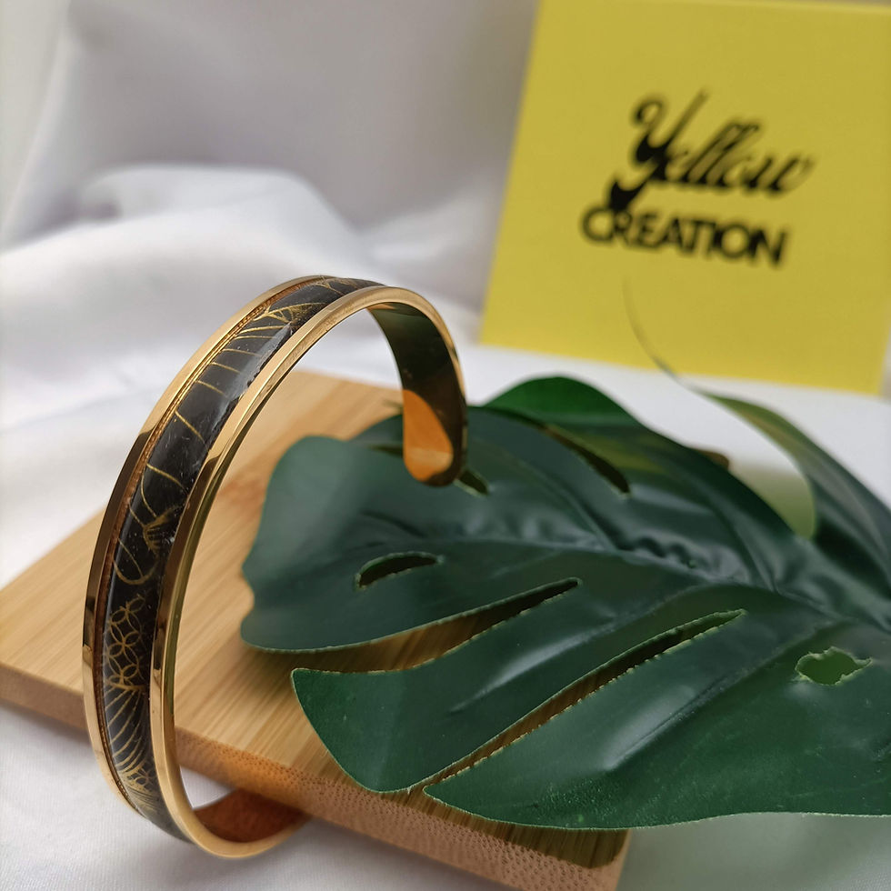 Thumbnail: Bracelet Inaya - Les foncés/doré