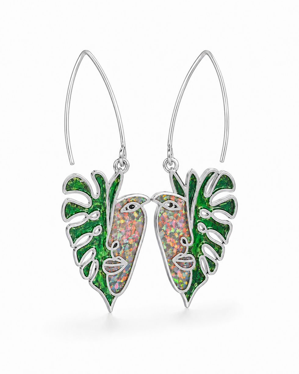 Miniature : Boucles d'oreilles Indira -  Acier inoxydable