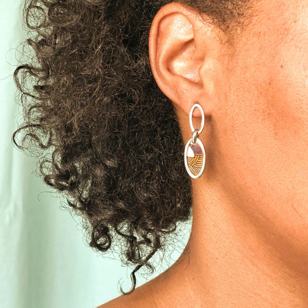 Boucles d'oreilles Dilia - argenté