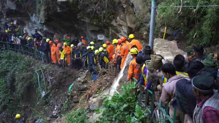 landslide in yamunotri