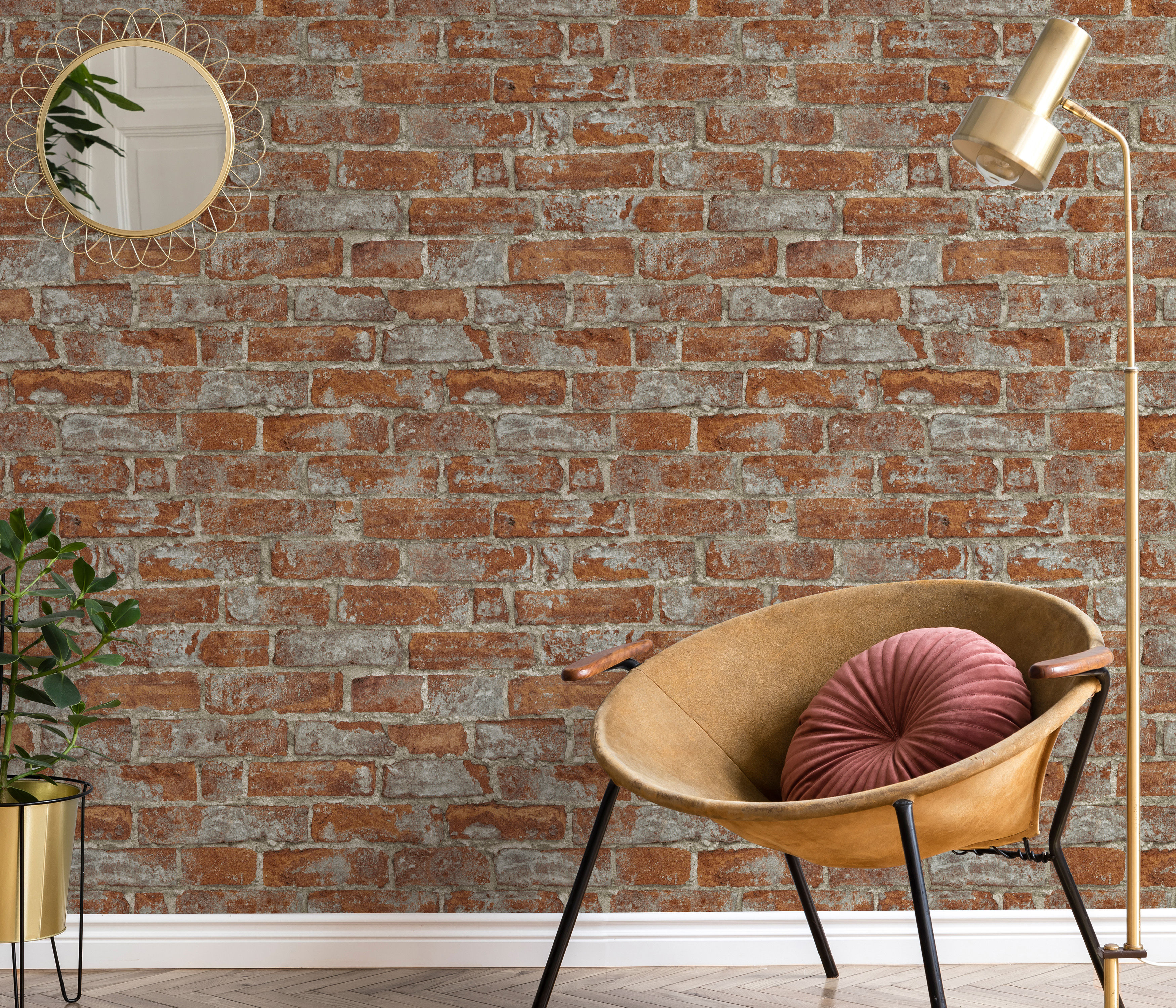 Erismann Imitations 3D Brick Effect Wallpaper