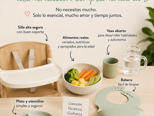 Todo lo que puede necesitar para comenzar la alimentación complementaria