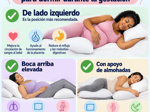 Las mejores posiciones para dormir durante la gestación