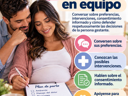 Crear un plan de parto en equipo: prepararse para el nacimiento desde el respeto y la comunicación