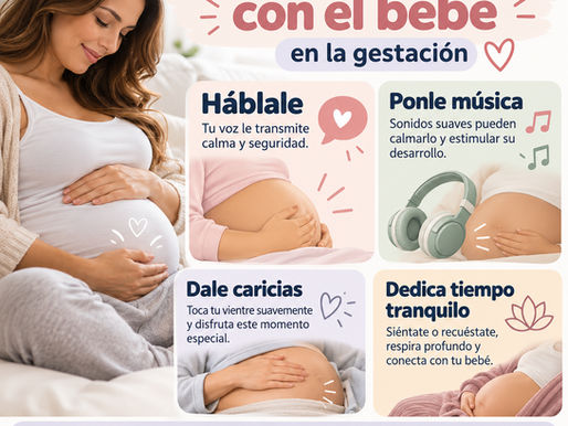 Ideas para conectar con el bebé durante la gestación