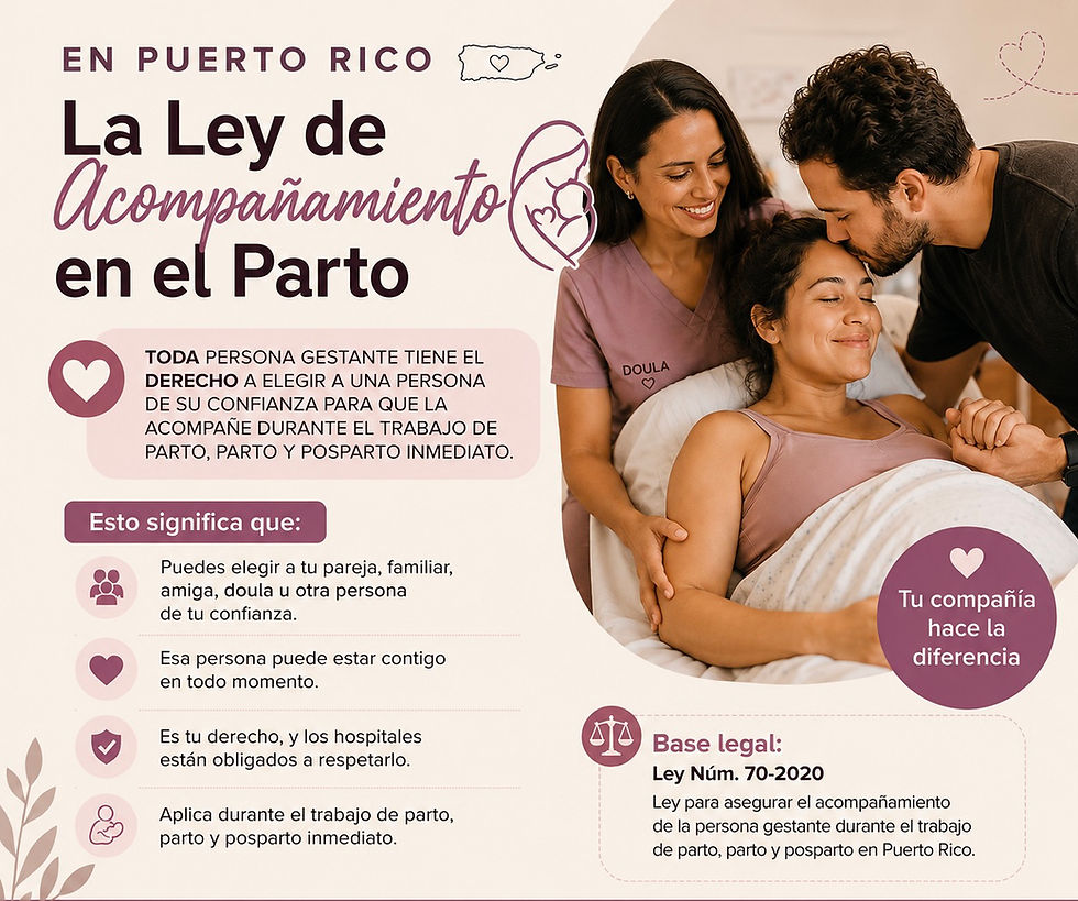 Ley de Acompañamiento durante el Trabajo de Parto, Nacimiento y Post-parto