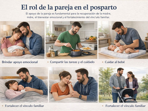 El rol de la pareja en el apoyo posparto