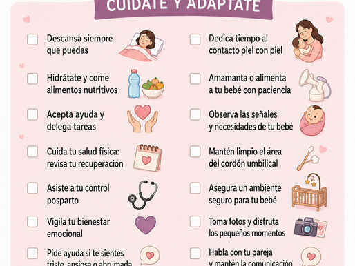 Cuídate y adáptate en el posparto