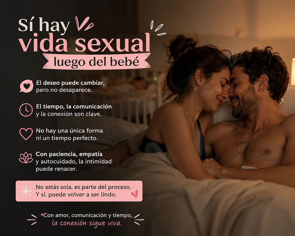 Sí hay vida sexual luego del bebé!!!