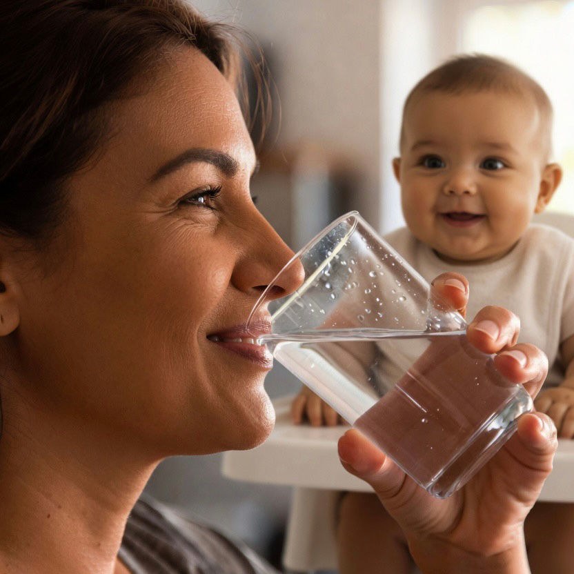 Cómo obtener la cantidad adecuada de agua para mantener la hidratación durante la lactancia