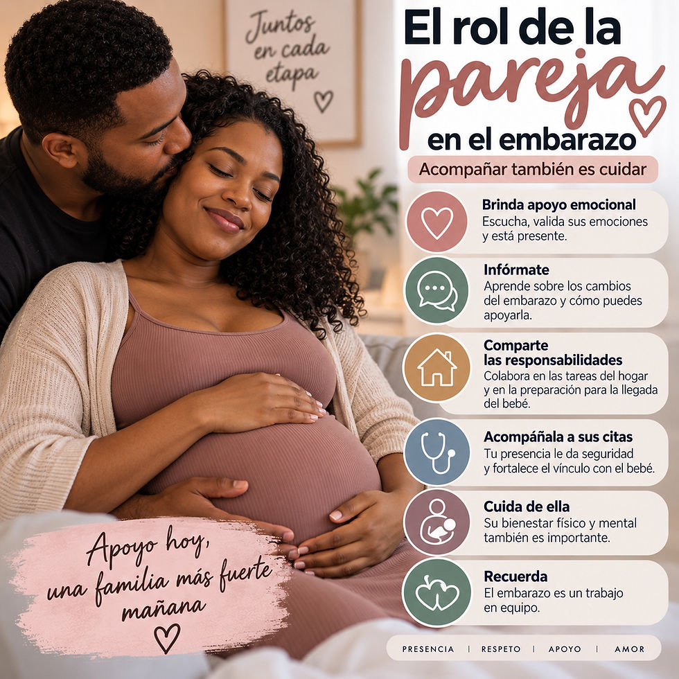 Rol de la pareja en el embarazo