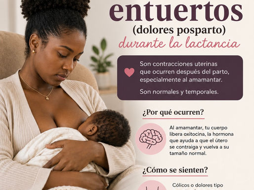 Los entuertos (dolores posparto) durante la lactancia