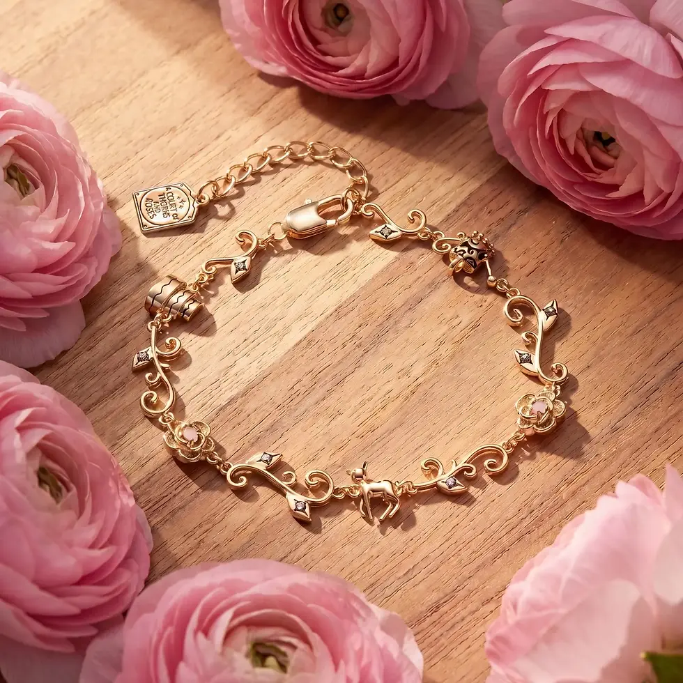 Thumbnail: A Court of Thorns and Roses™ Elain Archeron Linear Bracelet