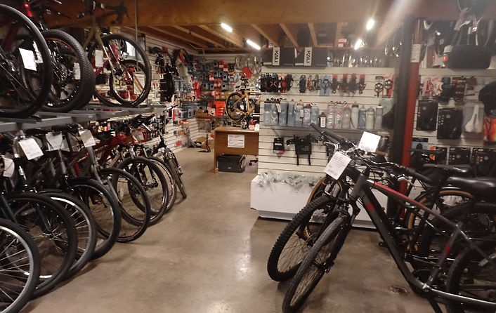 Shop Interior of Lake Breeze Bicycle