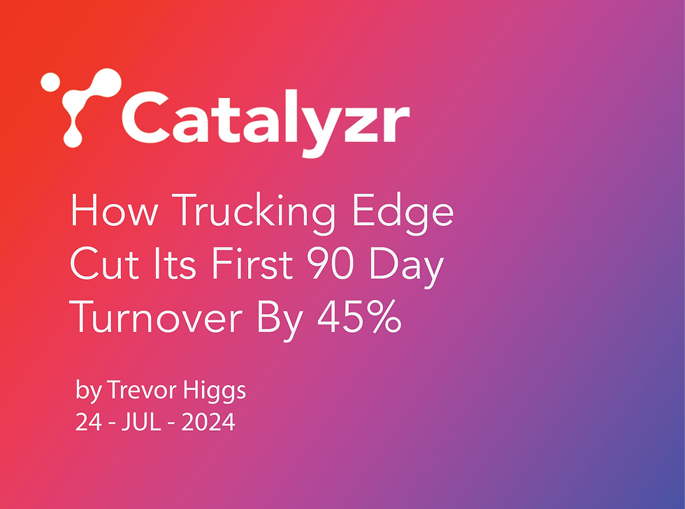 Revolutionizing Talent Strategy: The Challenge of High Turnover in the Trucking Industry