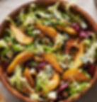 Roasted Pear & Blue Cheese Salad