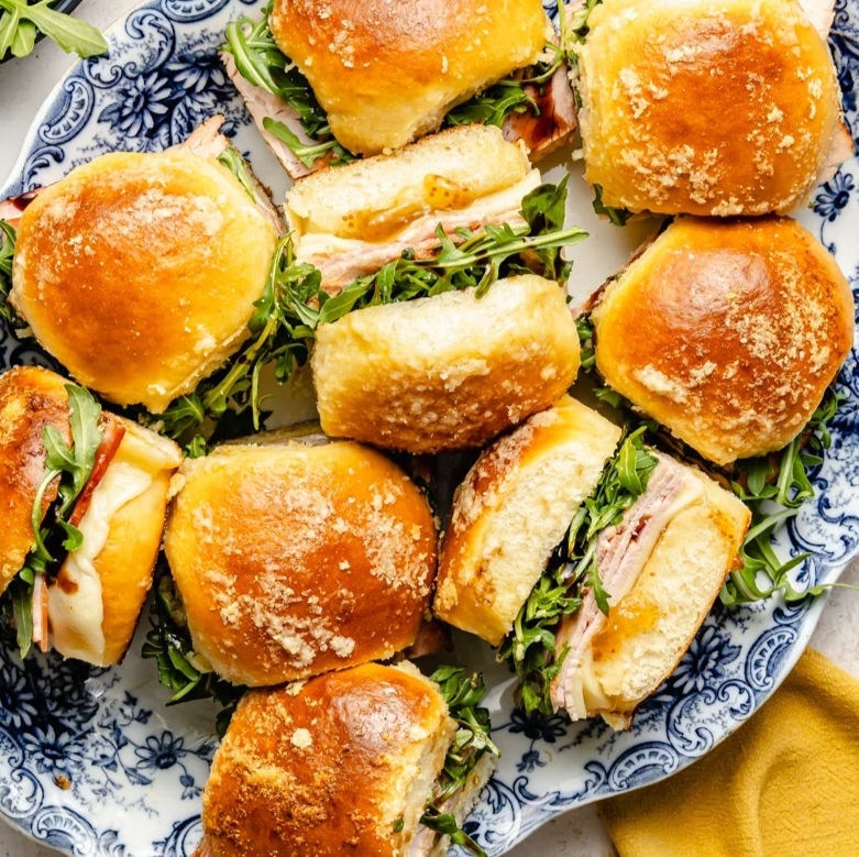 Turkey & Havarti Sliders with Fig Jam