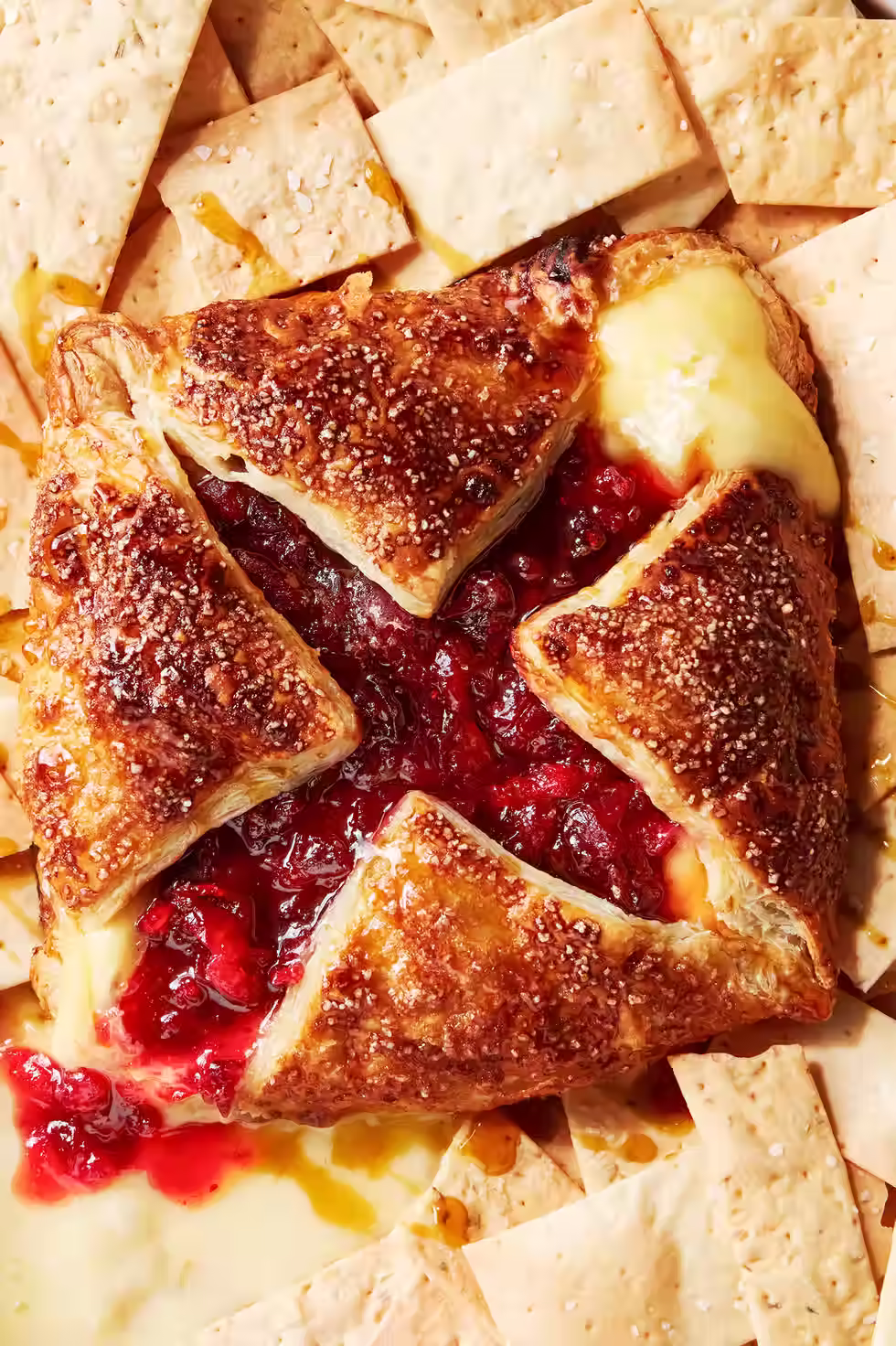 Maple Cranberry Baked Brie
