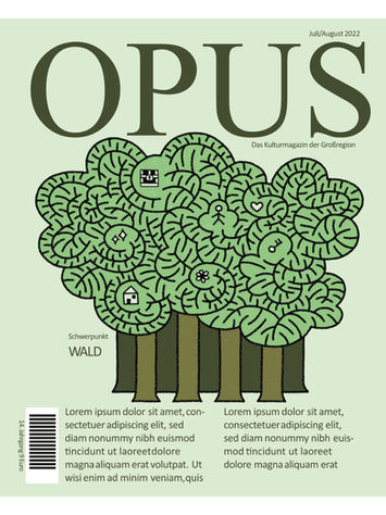 WALD – MAGAZINE COVER - OPUS MAGAZIN 