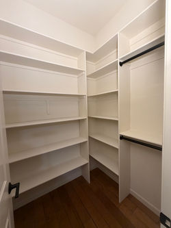 Custom Reach-In Closet Installation