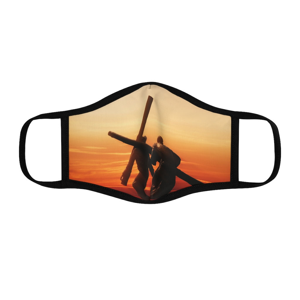 Fitted Polyester Face Pick up your cross