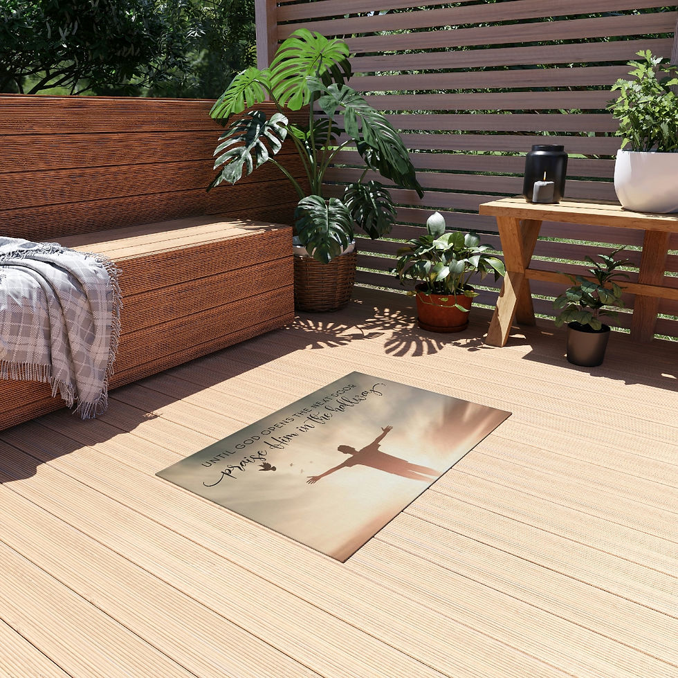 Thumbnail: Outdoor Rug Until God Opens.... 