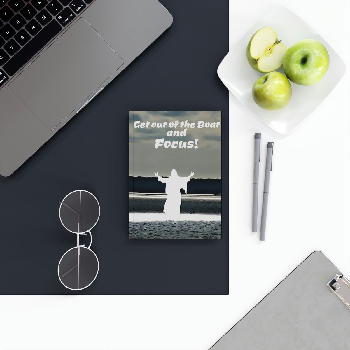 Hard Backed Journal "Get out the Boat and Focus"