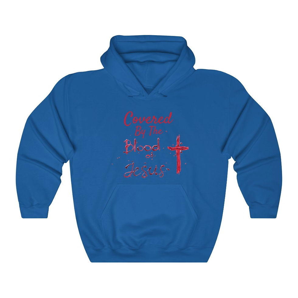 Thumbnail: Unisex Heavy Blend™ Hooded Sweatshirt Covered in the Blood 