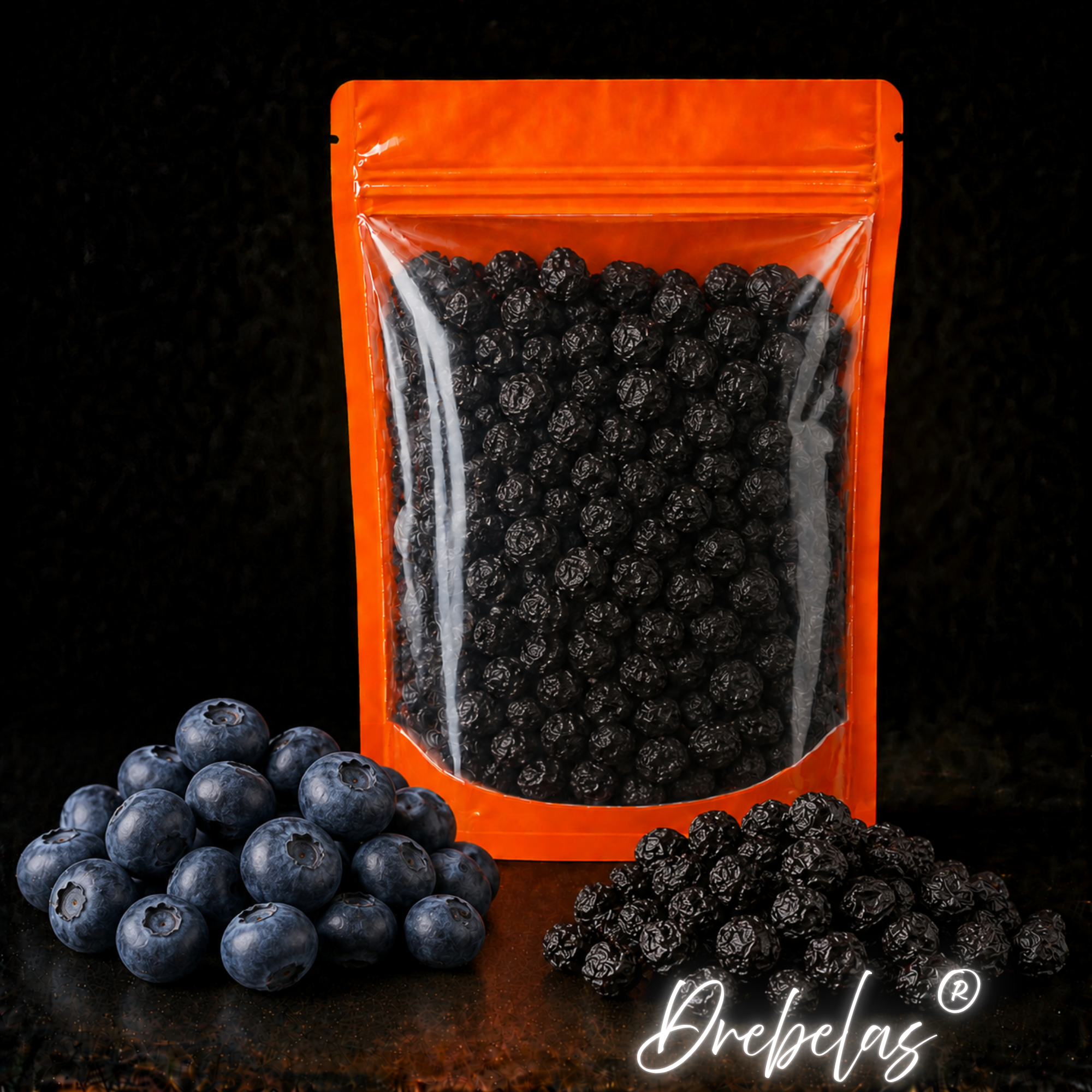 Getrocknete Blaubeeren, leicht gesüßt