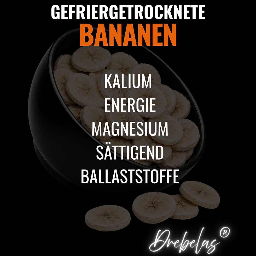 Miniaturbild: Gefriergetrocknete Bananen