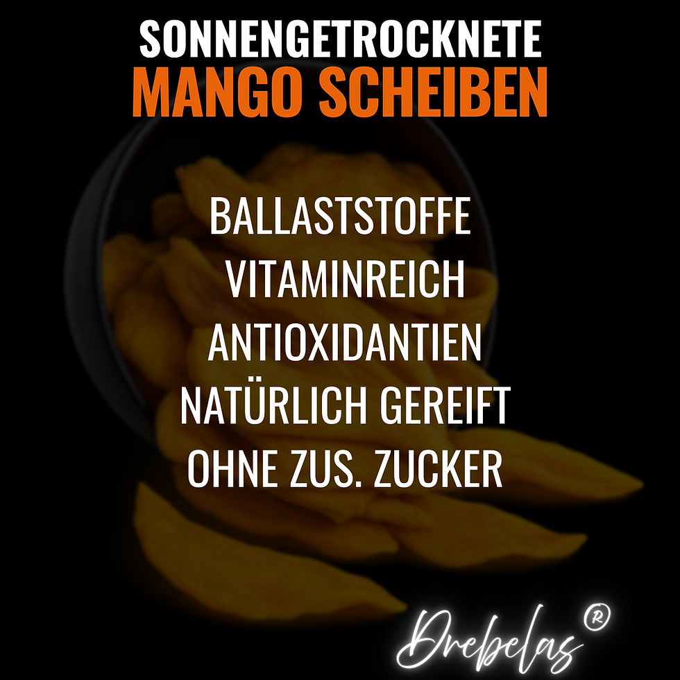 Miniaturbild: Getrocknete Mango Scheiben, naturbelassen