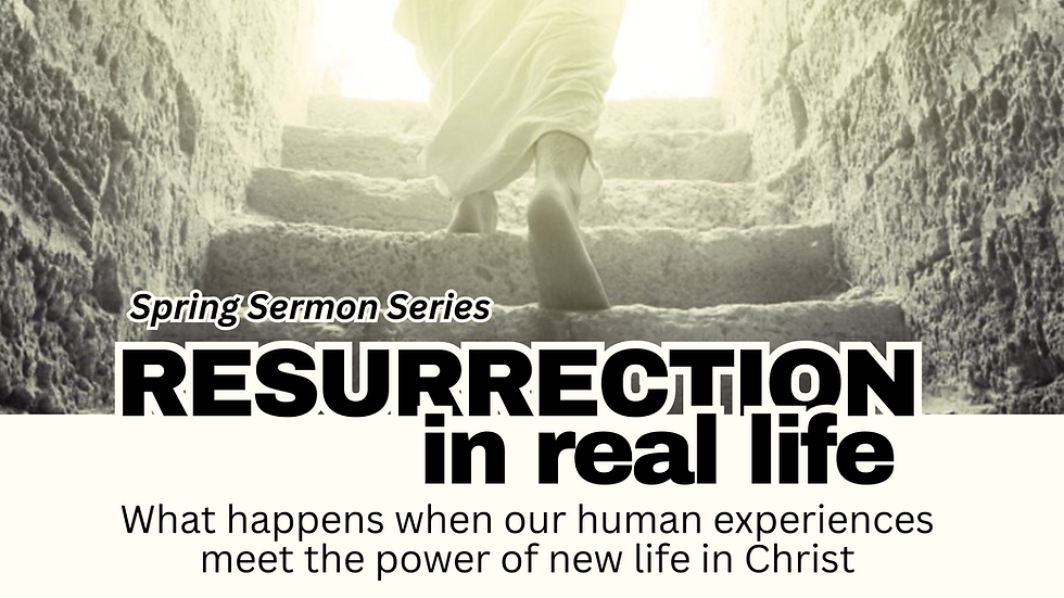 Spring Sermon Series: Resurrection in Real Life