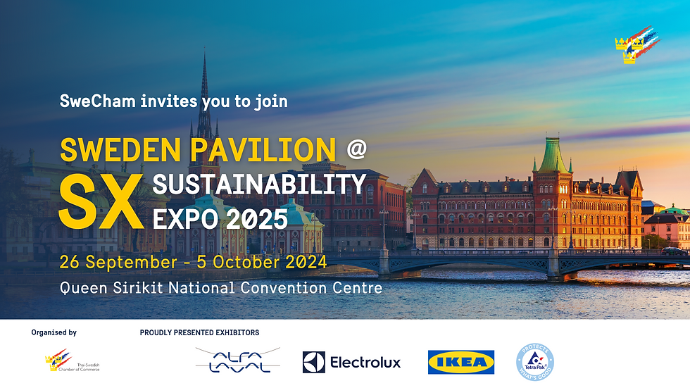 Sweden Pavilion at Sustainability Expo 2025