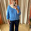 Miniature : Pull Large bleu clair