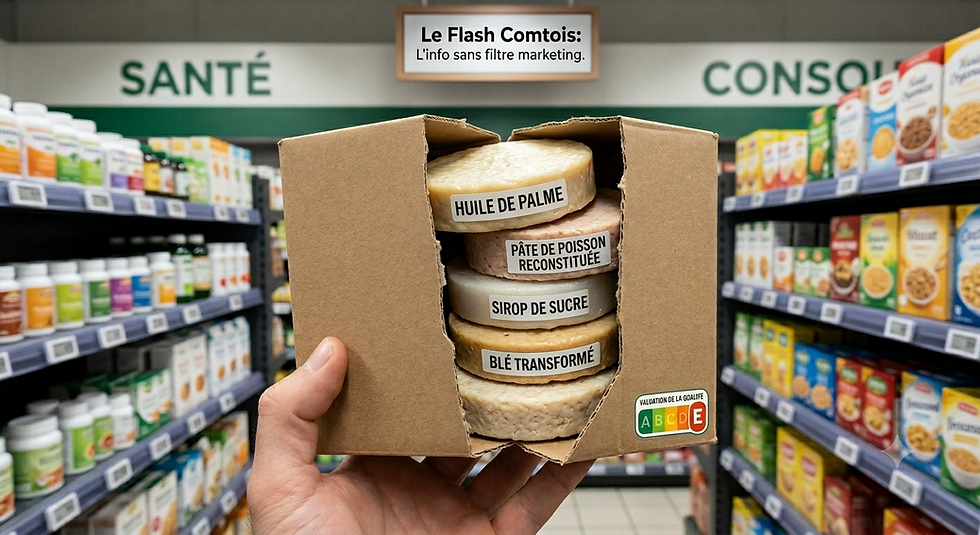 La mal bouffe industriel en photo