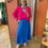 Miniature : Jupe longue bleue