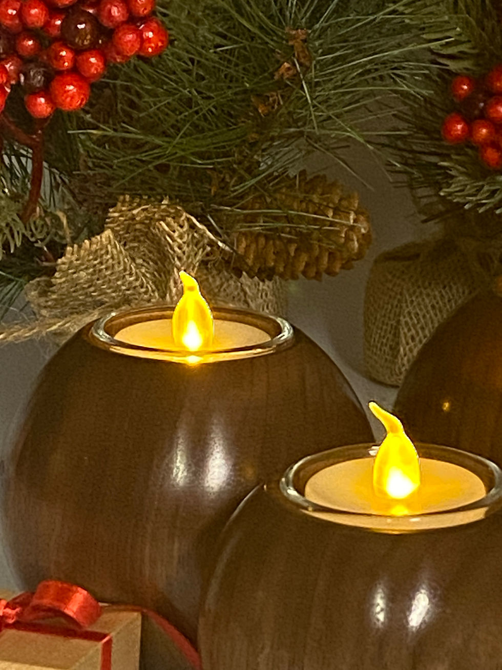 Thumbnail: Walnut Candle Holders (set of 3)