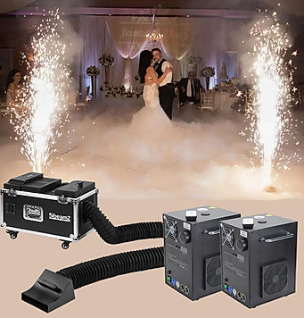 Pack Mariage Magique — Fumée lourde & étincelles