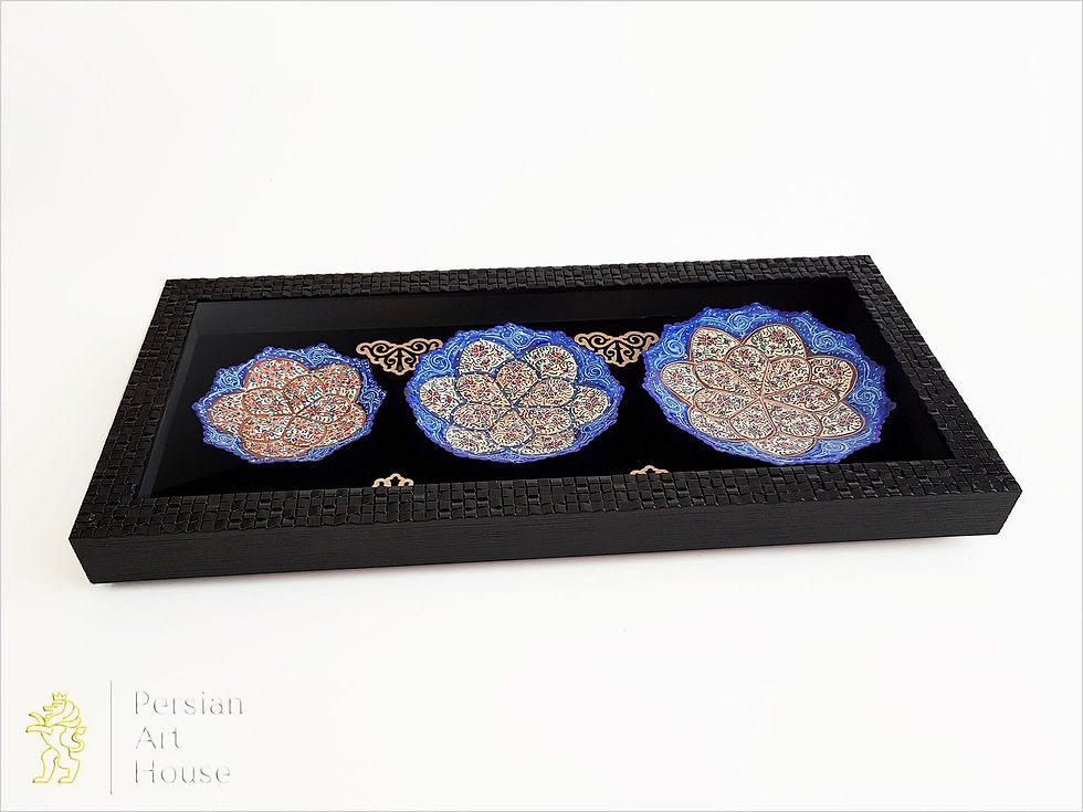 Thumbnail: Mina Kari Triple-Decorative Plate Decorative Frame