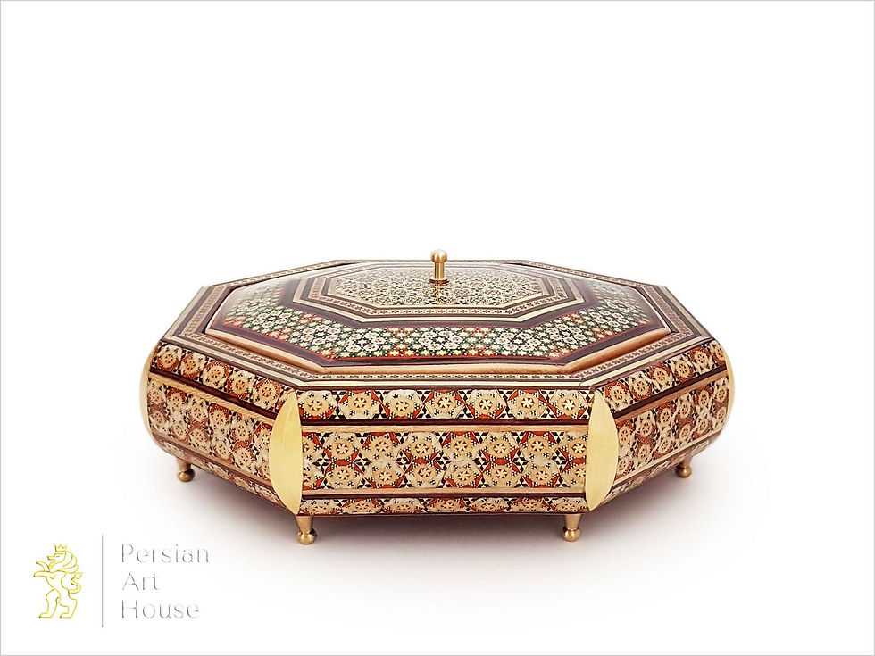 Khatam Kari Octagonal Sweet Dish