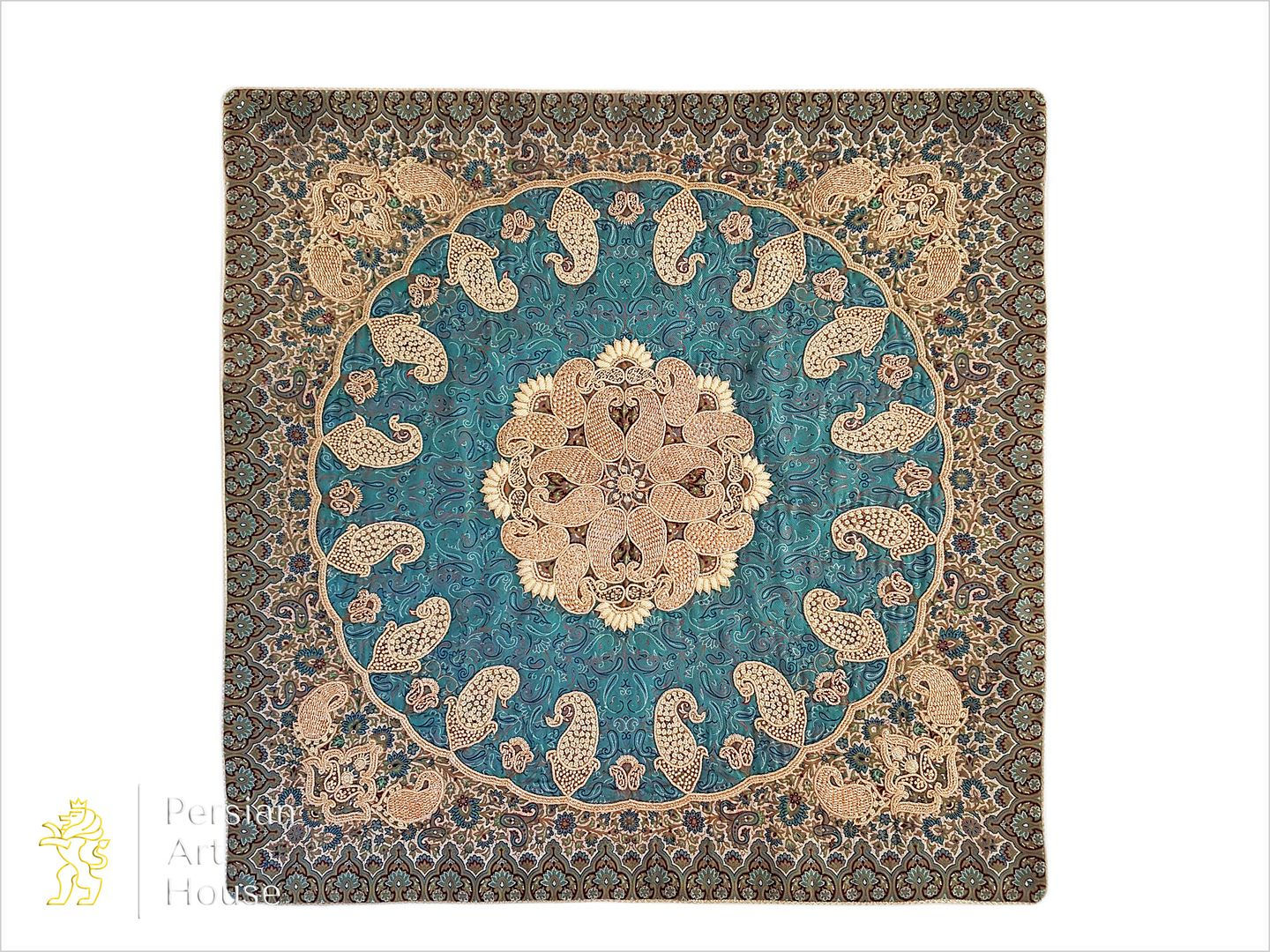 Termeh Cloth With Sormeh And Tapestry