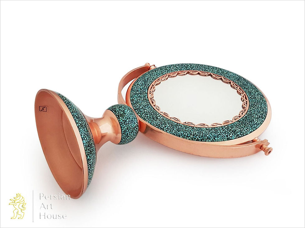 Thumbnail: The Firoozeh Koobi (Turquoise) Mirror