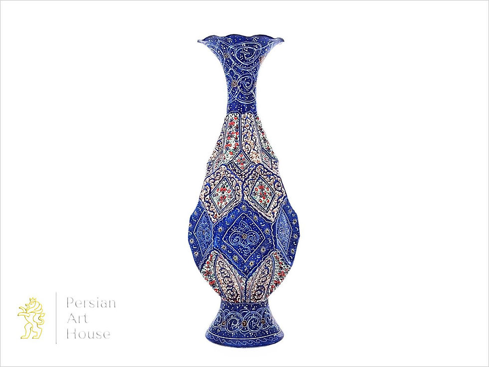 Thumbnail: 25 Cm Height Mina Kari Decorative Vase Of
Bazaremina  Parmis Design