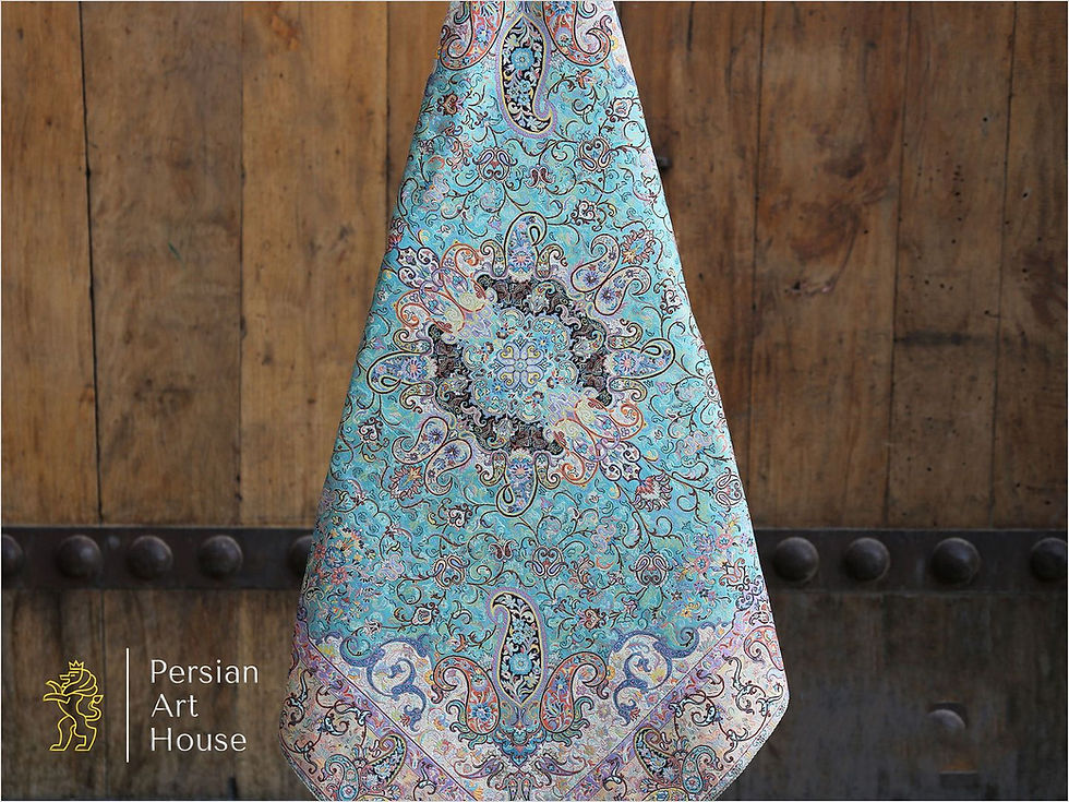 Thumbnail: Hashemi Termeh Cloth Chehel Sotoun Design
