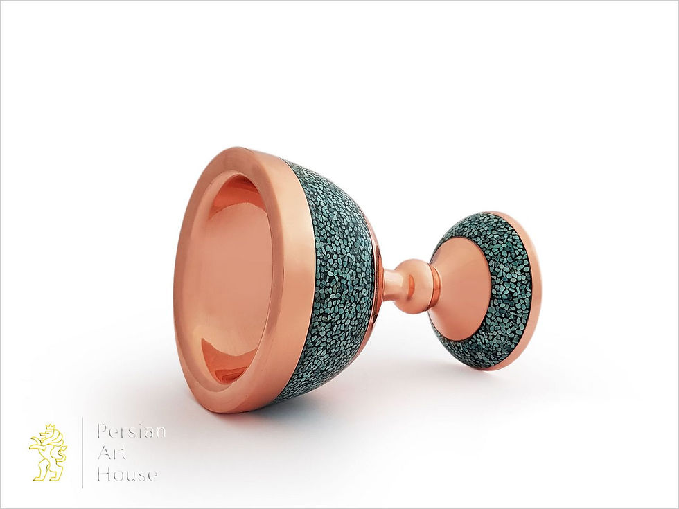 Thumbnail: Firoozeh Koobi (Turquoise) Sangab 11 Cm Height